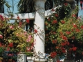 italian stone gazebo beverly hills detail