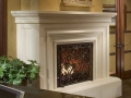 italian vicenza limestone fireplace interior desing living room