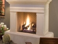 Lecce-Italian-Limestone-Fireplace cosy living room private villa