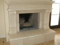 Vicenza-Italian-Limestone-Fireplace country design