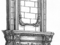 italian vicenza limestone fireplace overmantle drawing sketches