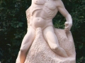 italian stone sculpture male figure