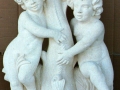 italian stone sculpture cherubs dolphin