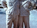 italian stone sculpture Laurel & hardy