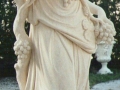 italian stone sculpture female figure autum grapes